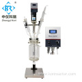 Lab Apparatus Chemical Industry Mixer Glass Jacketed Reactor